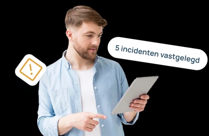 Registreer incidenten en calamiteiten gemakkelijk via het dashboard van Kepp